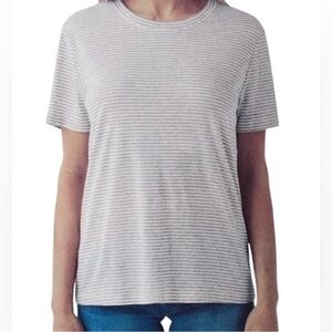 Splendid Gray Striped Tee Size Medium